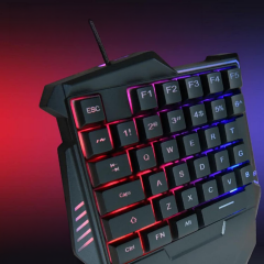 Microcase 35 Tuşlu RGB Işıklı Kablolu Gaming oyuncu Klavyesi - AL5728