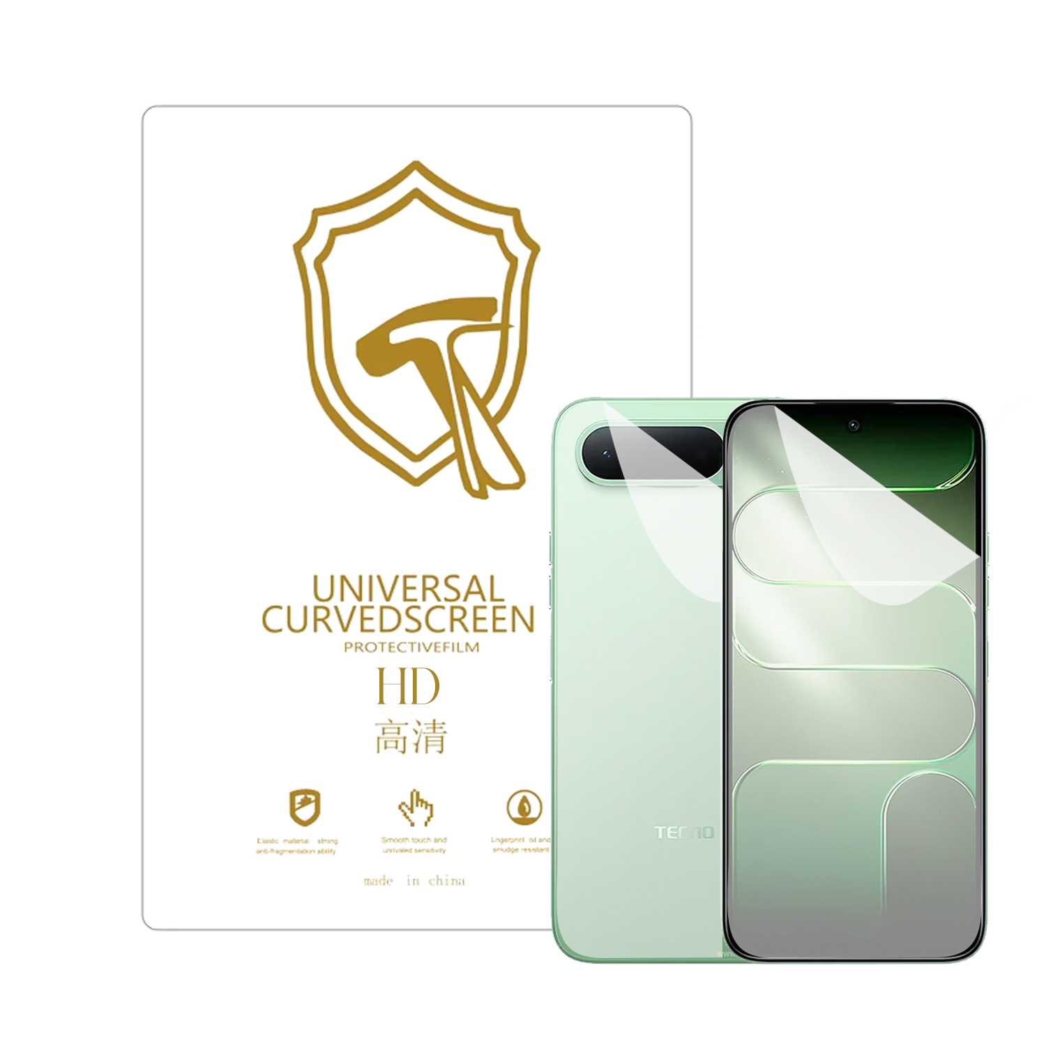 Microcase TECNO Spark 50 ile Uyumlu Full Tpu Ön Arka Nano Koruma- EKM103