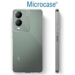 Microcase Vivo Y17S 6.56 inch 2023 Slim Serisi Soft TPU Silikon Kılıf - Şeffaf AL3324