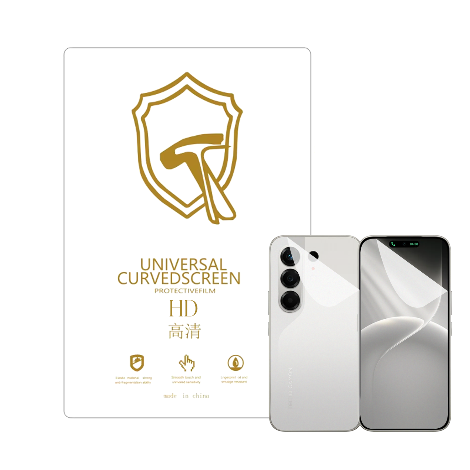 Microcase TEKNO Camon 50 Ultra ile Uyumlu Full Tpu Ön Arka Nano Koruma- EKM103