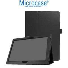 Microcase Lenovo Tab 4 10 - Tab 4 10 Plus 2in1 Set Bookcase Deri Standlı Kılıf + Bluetooth Klavye - AL8110