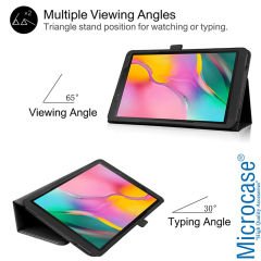 Microcase Lenovo Tab 4 10 - Tab 4 10 Plus 2in1 Set Bookcase Deri Standlı Kılıf + Bluetooth Klavye - AL8110