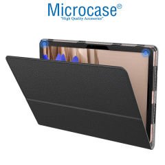 Microcase Lenovo Tab 4 10 - Tab 4 10 Plus 2in1 Set Bookcase Deri Standlı Kılıf + Bluetooth Klavye - AL8110