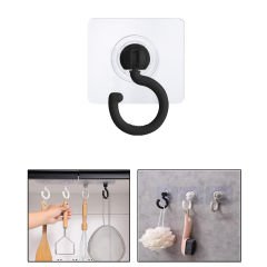 Microcase  Yapışkanlı 360° Döner Başlıklı Çok Amaçlı  Banyo Mutfak Eşya Vb. Kanca Askılık-AL4942 1 Adet