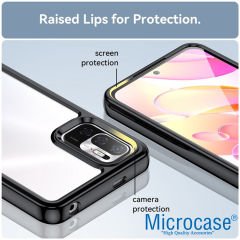 Microcase Xiaomi Redmi Note 10T 5G Shield Serisi Darbeye Dayanıklı Yarı Esnek Plastik TPU Kılıf - AL8100