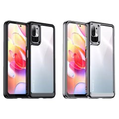 Microcase Xiaomi Redmi Note 10T 5G Shield Serisi Darbeye Dayanıklı Yarı Esnek Plastik TPU Kılıf - AL8100