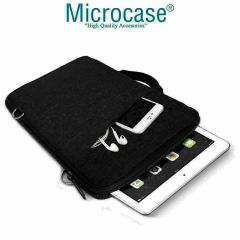Microcase Apple iPad mini 2024 8.3 inch Tablet için Türkçe Bluetooth Klavye+Mouse+Tablet Standı-Siyah AL8126