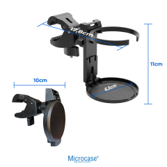 Micorcase Gidon Bağlantılı Motosiklet Bisiklet Bardak Termos Su Şişesi Tutucu - AL5753