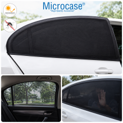Microcase Pratik Geçmeli Oto Yan Cam Perdesi Araba Arka Güneşlik 2 Adet AL5624