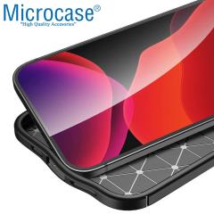 Microcase iPhone 13 Mini Leather Serisi Silikon Kılıf - Siyah