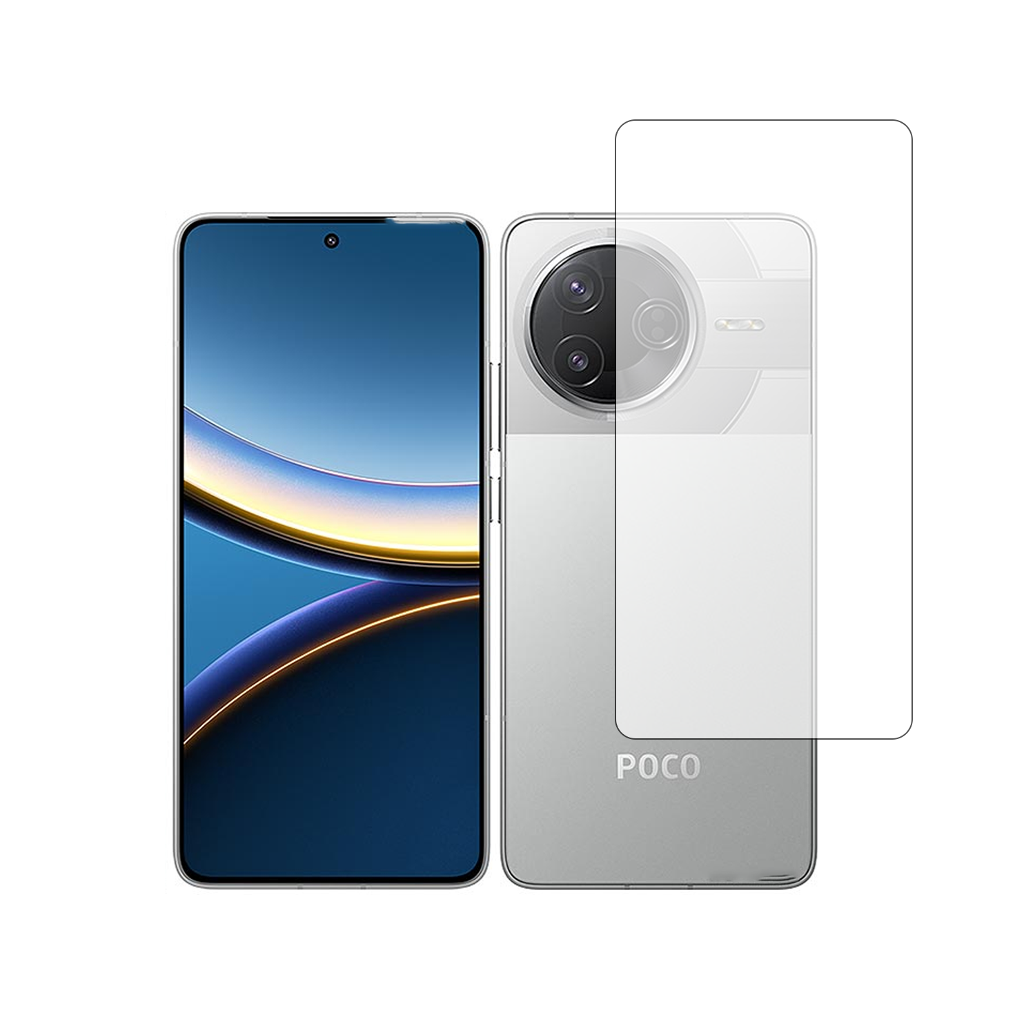 Microcase Xiaomi Poco F7 Pro/Redmi K80 Full Arka Kaplama Koruma Filmi -AL3281