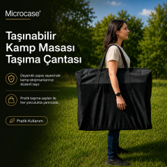 Microcase Çok Amaçlı Kamp Sandalyesi Masası vb Büyük Ebatlı Eşya Taşıma Çantası 65x17x80 CM 1 AD AL5625