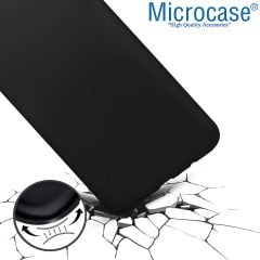 Microcase Tecno Camon 19 Neo Matte Serisi Silikon TPU Kılıf - Siyah AL3367