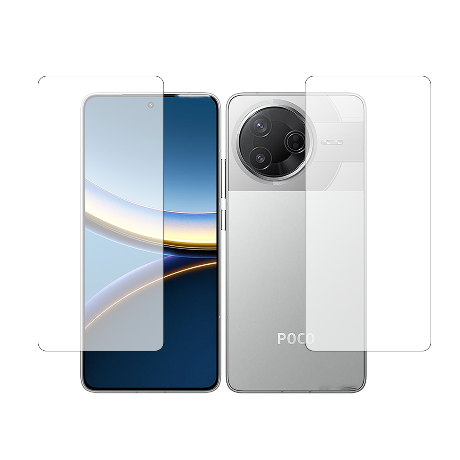 Microcase Xiaomi Poco F7 Pro/Redmi K80 Full Ön Arka Kaplama Koruma Filmi - AL3279