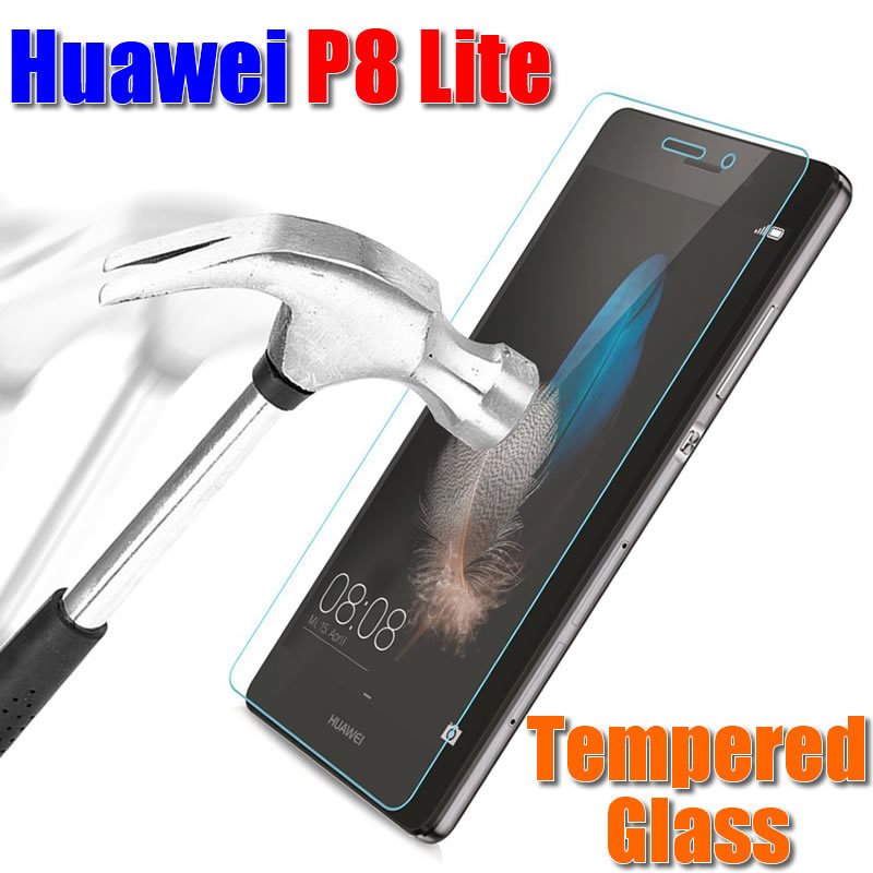 Huawei P8 Lite Tempered Glass Cam Ekran Koruma