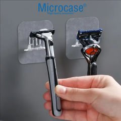 Microcase Güçlü  Yapışkanlı  Tıraş Bıçağı Tutucu Askılığı -AL4940 1 Adet