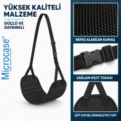 Microcase Uzun Yolculuk Uçuş Seyehat Ve Ev Ofis Araba Kullanımı Ayak Bacak Dinlenme Padi Ayak Bacak Hamağı 2 AD AL5627