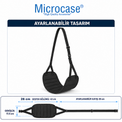 Microcase Uzun Yolculuk Uçuş Seyehat Ve Ev Ofis Araba Kullanımı Ayak Bacak Dinlenme Padi Ayak Bacak Hamağı 2 AD AL5627