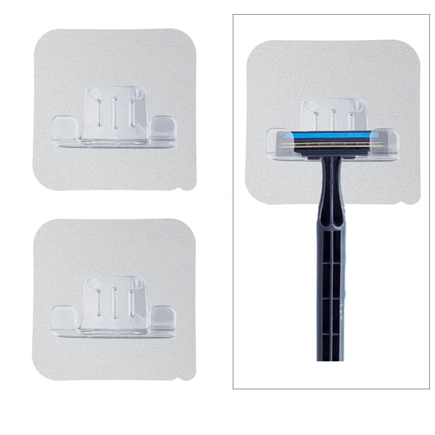 Microcase Güçlü  Yapışkanlı  Tıraş Bıçağı Tutucu Askılığı -AL4940 2 Adet