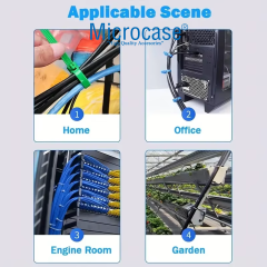Microcase Yeniden Kullanılabilir Bağcık Kablo Eşya Sabitleme Düzenleme Bağı 20cm  10 ADET - AL5254