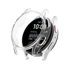 Microcase Samsung Watch 7 44mm Önü Açık Sert Slim Rubber Kılıf - AL3172