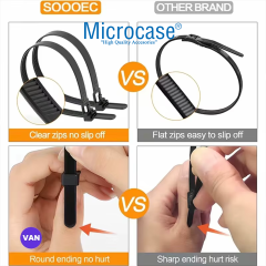 Microcase Yeniden Kullanılabilir Bağcık Kablo Eşya Sabitleme Düzenleme Bağı 30cm 10 ADET - AL5255