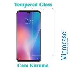 Microcase Xiaomi Mi 9 Explorer Anka Serisi Yüzük Standlı Armor Kılıf Siyah + Tempered Glass Cam Koruma (SEÇENEKLİ) Tempered Glass İstemiyorum