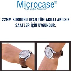 Microcase Xiaomi Redmi Watch 5 Active  ile Uyumlu Tokalı Suni Süet Deri Görünümünde Kordon Kayış - KY86