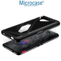 Microcase Asus ROG Phone 5 Pro AirTriggers Uyumlu Gamepad Silikon Kılıf - Siyah