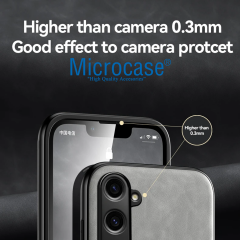 Microcase Samsung Galaxy S25 FE Deri Kaplama Kılıf AL4970