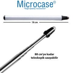 Microcase Universal Telefon Tablet iPad Teleskopik Uzayabilir Akıllı Tahta Sunum Kalemi 88 cm - AL3546
