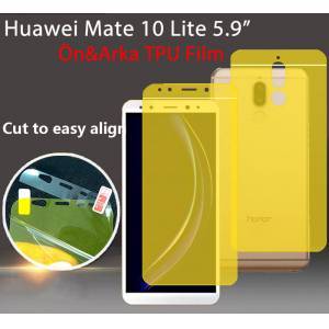Huawei Mate 10 Lite 5.9'' Full Ön Arka Kaplama Soft Koruma Filmi
