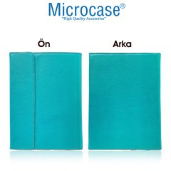 Microcase iPad 7.Nesil 10.2 inch 2019 Sleeve Serisi Mıknatıs Kapaklı Standlı Kılıf - Turkuaz