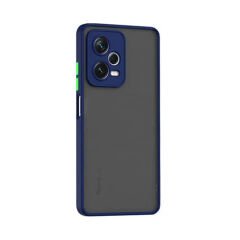 Microcase Xiaomi Redmi Note 12 Pro (Global) London Serisi Darbeye Dayanıklı Kılıf - AL3415 Mavi