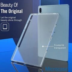 Microcase Samsung Galaxy Tab S9 Fe Plus X610 12.4 Inch Tablet Tpu Silikon Kılıf Şeffaf- Al8103