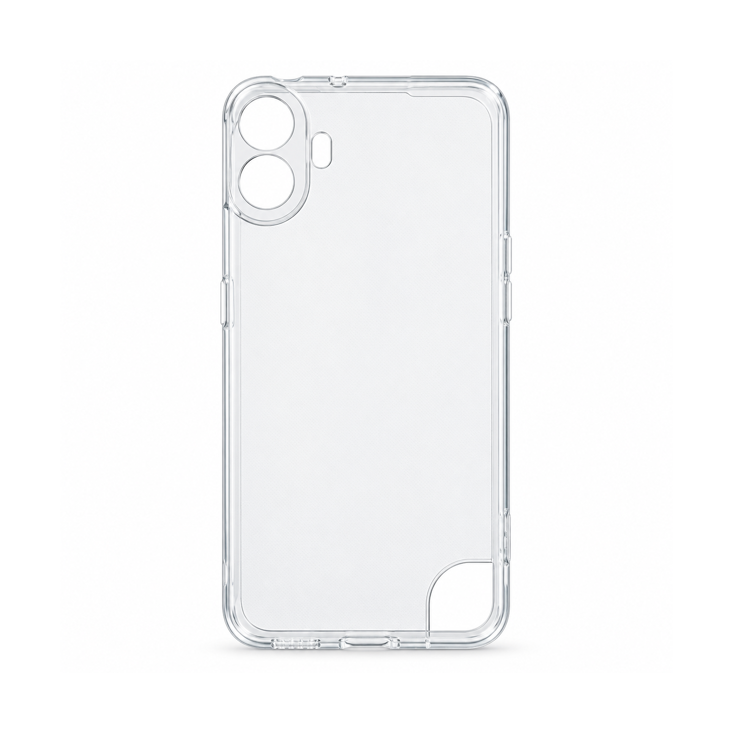 Microcase Nothing CMF Phone 1 ile uyumlu Soft TPU Silikon Kılıf - Şeffaf AL3324