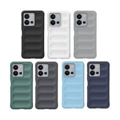 Microcase Vivo Y35 4G / Y22 4G / Y22S Miami Serisi Darbeye Dayanıklı Silikon Kılıf - AL3420