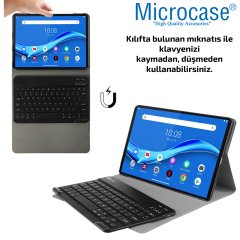 Microcase Lenovo M10 FHD Plus 10.3 inch TB-X606 X606F Bluetooth Klavyeli Standlı Kılıf - BKK1