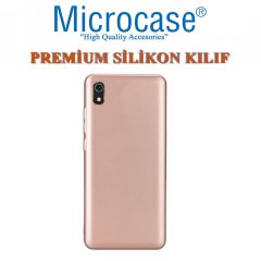 Microcase Xiaomi Redmi 7A Premium Matte Silikon Kılıf + Tempered Glass Cam Koruma (SEÇ)