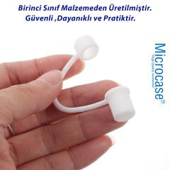 Microcase  Yeti ve Stanley Termoslar için  Esnek Silikon Pipet Ucu Koruma Kılıfı 8mm-AL4950