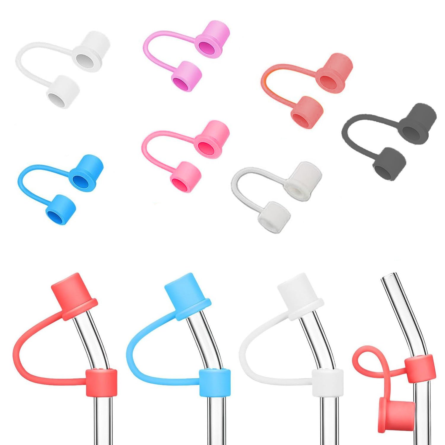 Microcase  Yeti ve Stanley Termoslar için  Esnek Silikon Pipet Ucu Koruma Kılıfı 8mm-AL4950