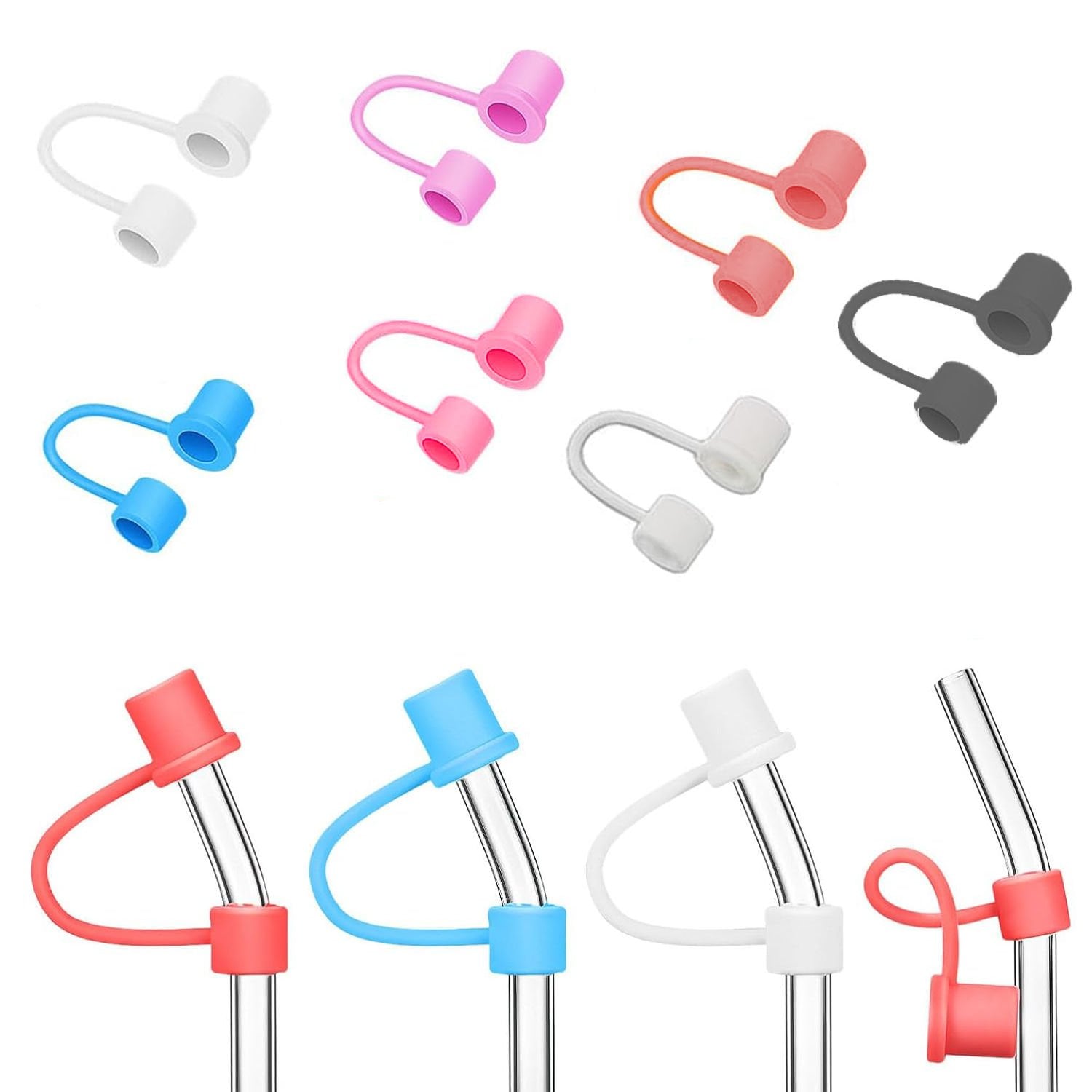 Microcase  Yeti ve Stanley Termoslar için  Esnek Silikon Pipet Ucu Koruma Kılıfı 8mm-AL4950