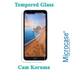 Microcase Xiaomi Redmi 7A Premium Matte Silikon Kılıf + Tempered Glass Cam Koruma (SEÇ)