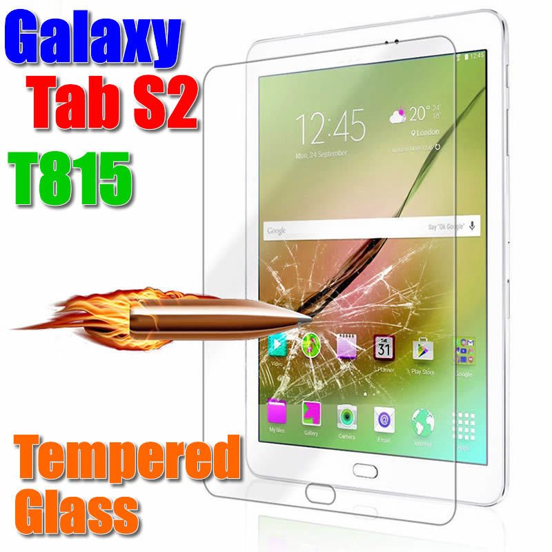 Galaxy Tab S2 T815 9.7'' Tempered Glas Cam Koruma