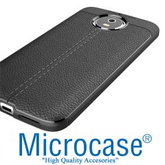 Microcase Motorola Moto G5S Leather Silikon Kılıf + Ekran Koruma