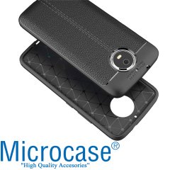 Microcase Motorola Moto G5S Leather Silikon Kılıf + Ekran Koruma
