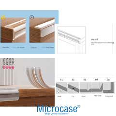 Microcase Sarmal Silikon Bebek ve Çocuk Köşe Kenar Koruyucu Kesilebilir 100 cm - AL5237