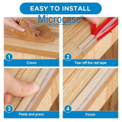 Microcase Sarmal Silikon Bebek ve Çocuk Köşe Kenar Koruyucu Kesilebilir 100 cm - AL5237