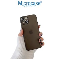 Microcase iPhone 13 Ultra İnce Plastik Kılıf - Buzlu Füme