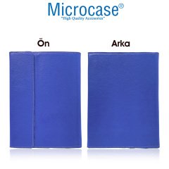 Microcase iPad 8.Nesil 10.2 inch 2020 Sleeve Serisi Mıknatıs Kapaklı Standlı Kılıf - Saks Mavi